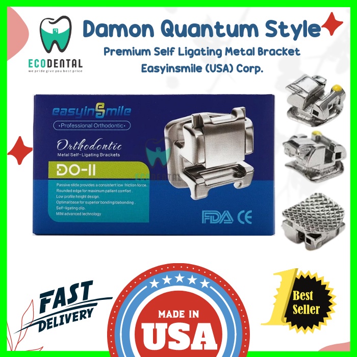 Made in USA Behel Self Ligating Metal (Damon Q Style)