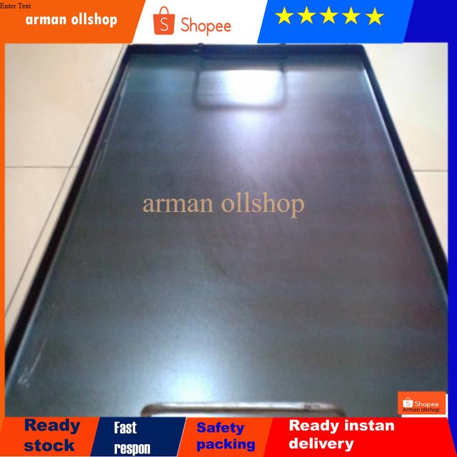 Layang roti bakar  / wajan plat baja kotak / loyang roti John 40x60