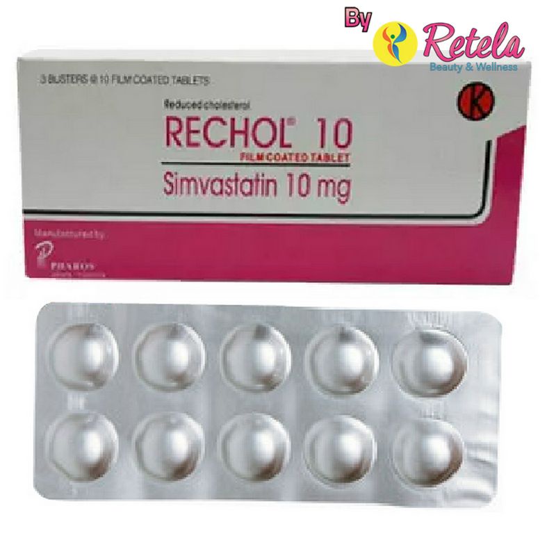 RECHOL 10MG FCT 1 STRIP 10 TABLET