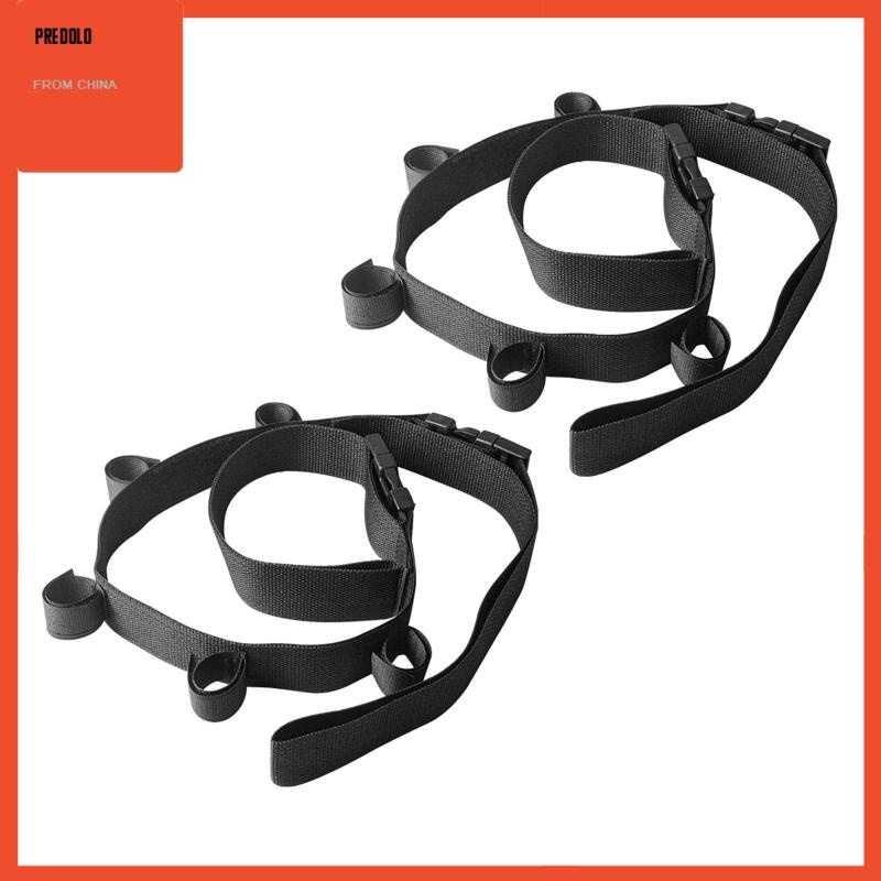 [Predolo] 2x Tempat Pancing Penyimpanan Rak Tiang Pancing Sabuk Untuk Gerobak Rumah Outdoor