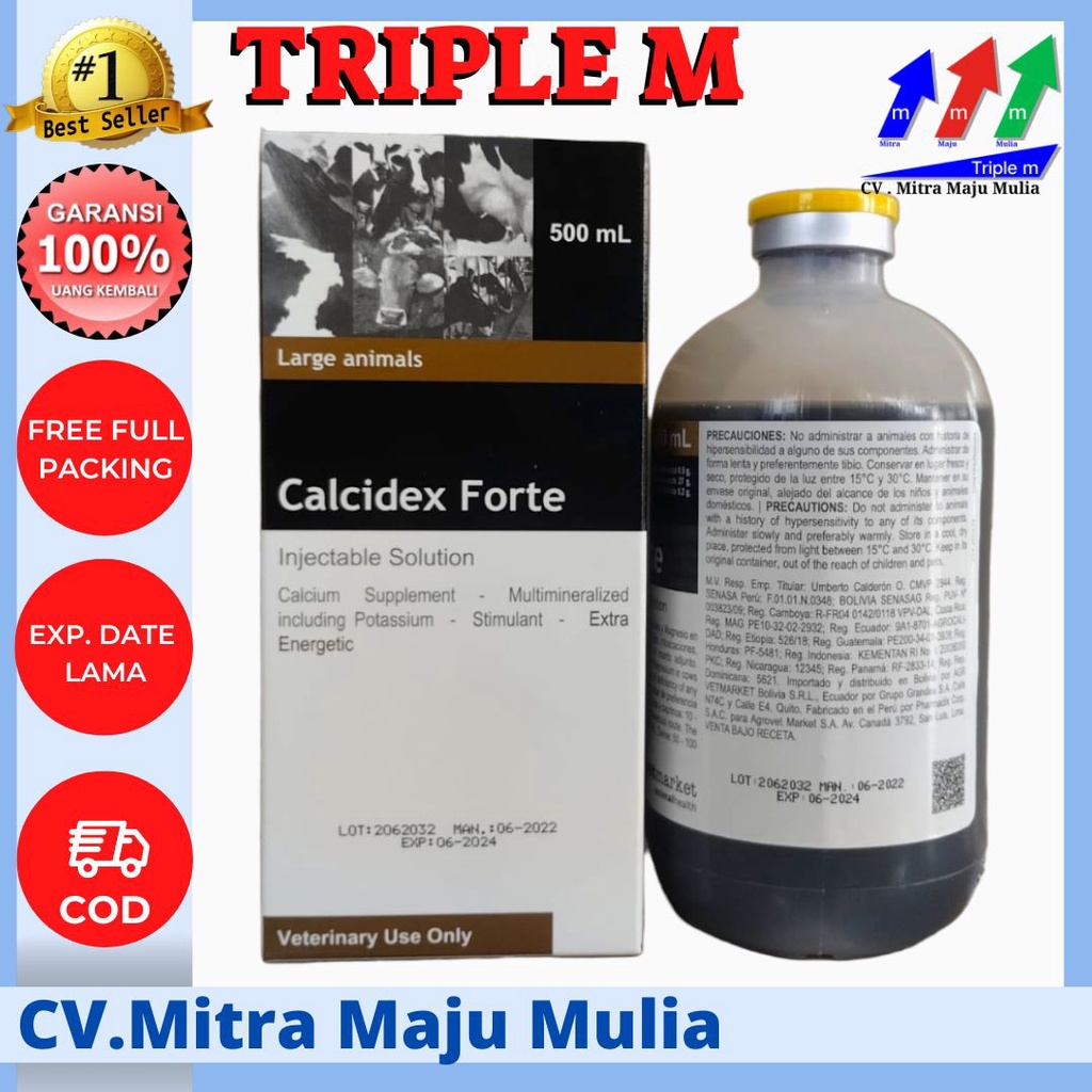 CALCIDEX FORTE 500 ML AGROVET