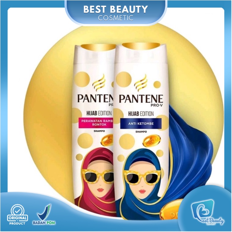 ★ BB ★ Pantene Hijab Shampoo Edition Rambut Rontok 130 ml | Pantene Shampoo Hijab Anti Ketombe 130Ml - Pantene Shampoo Hijab Anti Rontok 130Ml