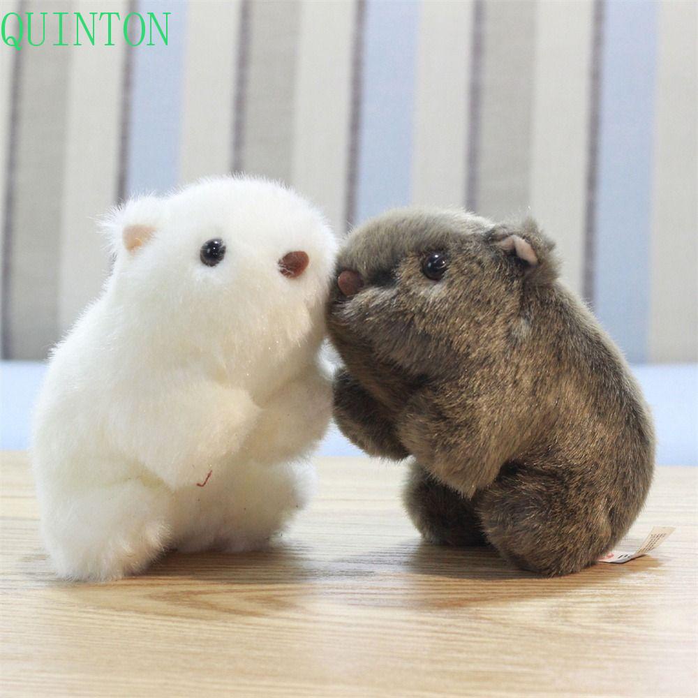 Quinton Guinea Pig Plush Mainan Anak Anak Simulasi Tikus Boneka Hewan Liar Anak Hadiah Mouse Mainan Mewah