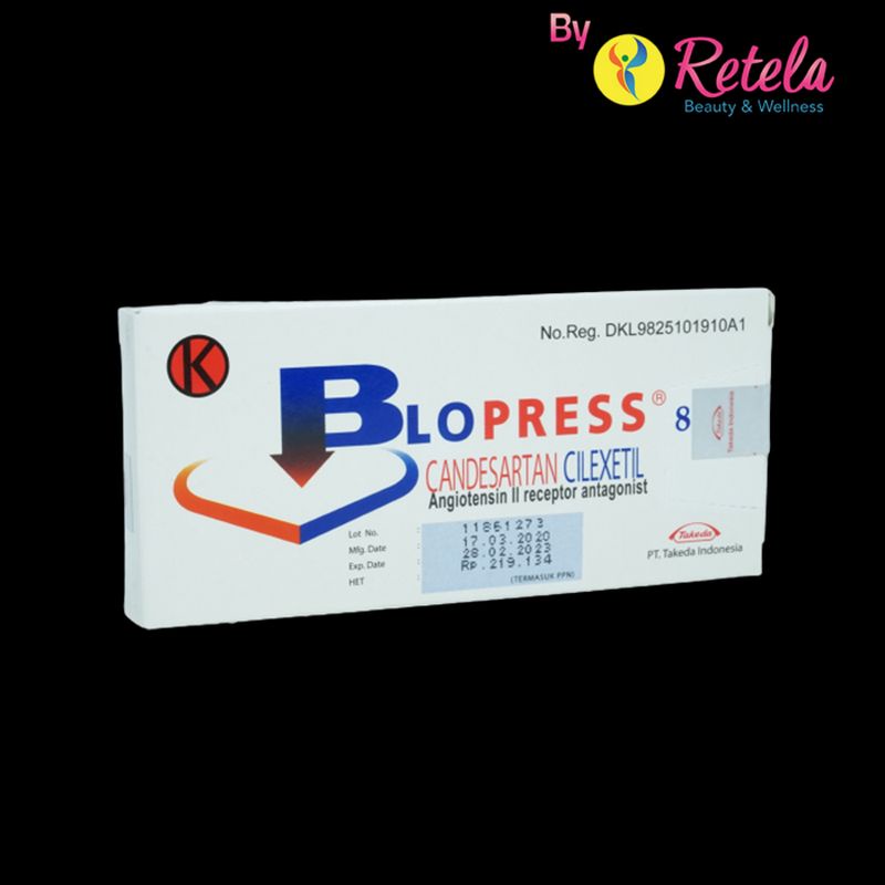 Blopress 8mg Tab 7`S