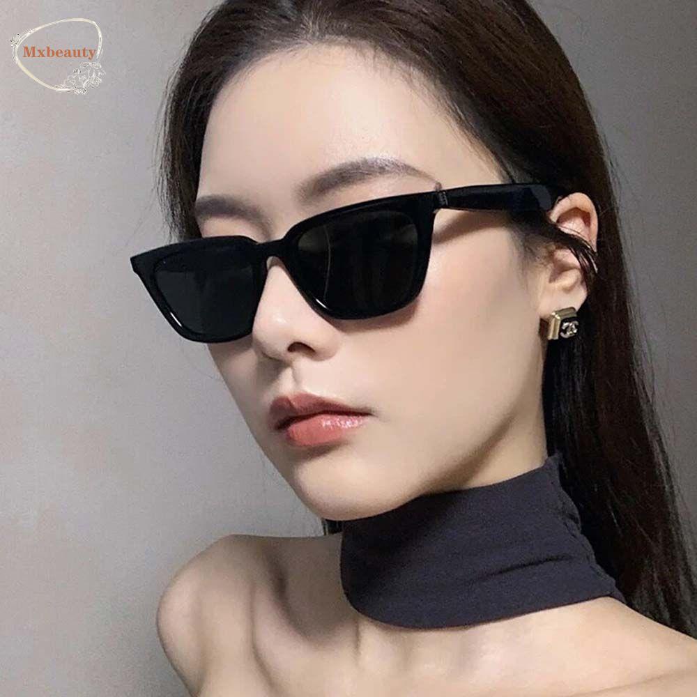 Mxbeauty Kacamata Hitam Mata Kucing Untuk Pria Wanita Anti UV Motif Leopard Kacamata Matahari Kacamata Hitam Frame