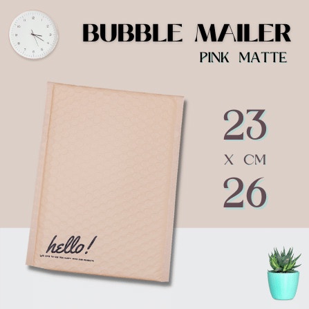 

[SC] AMPLOP BUBBLE | BUBBLE MAILER | BUBBLE PACKING OLSHOP PINK MATTE 23X26