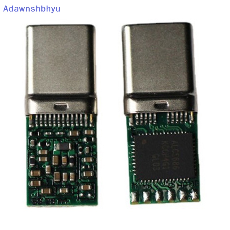 Adhyu ALC5686 Chip Type-C Colokan Headphone Audio Digital DAC Decoding Connector Adapter ID