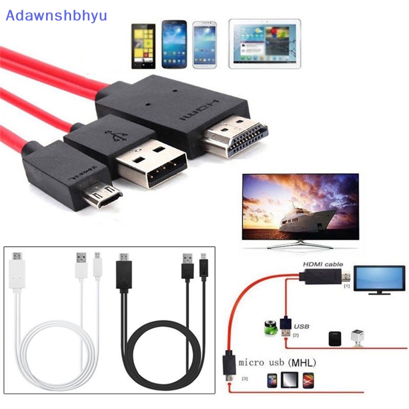 Adhyu Adapter Kabel TV Micro USB To HDMI 1080P HD Untuk Hp Android Samsung ID