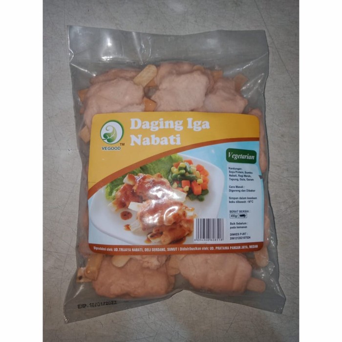 

VEGOOD Ribs Meat 450gr Daging Tulang Iga Vegetarian Phai Gu Phai Ku