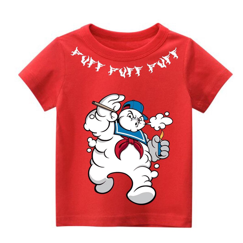 Promo Kaos anak  Mr. Puff T-hirt anak kece jaman sekarang