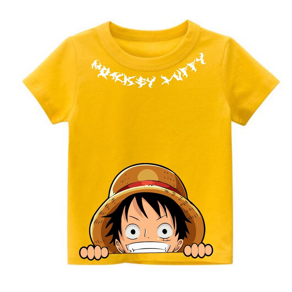 Promo Kaos anak Monkey the Lutffy T-shirt kekinian kece