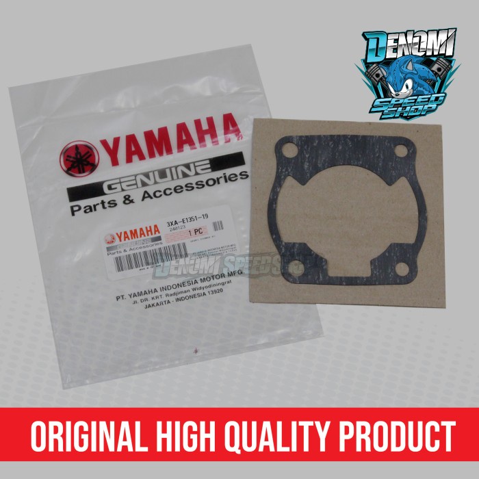 Packing Paking Gasket Cylinder Silinder Blok Yamaha F1ZR FIZR F1Z FIZ R Force 1 Original YGP 3XA-E1351-19