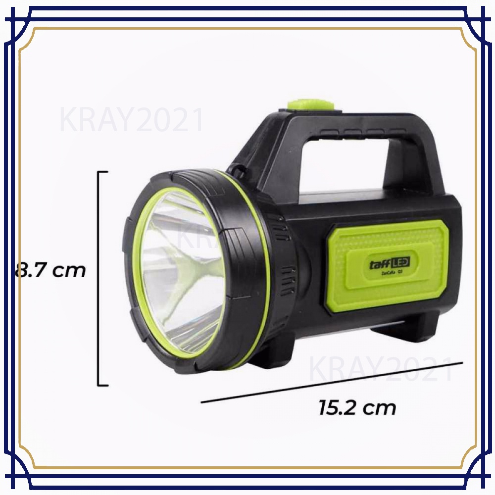 TaffLED ZanCaKa Senter LED Super Bright Recharge 10W 13500 Lumens - Q3