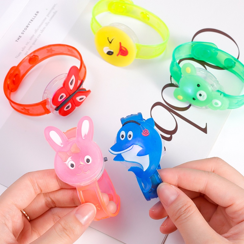 [Grosir] Gelang Bercahaya LED Kartun Lucu/Gelang Flash Lari Malam Keselamatan Luar Ruangan/Gelang Anak-Anak Kreatif Masa Kini/Gelang Neon Dukungan Konser