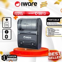 IWARE Printer Thermal Mobile Portable C-5813 58mm RPP02N Bluetooth Android Ios