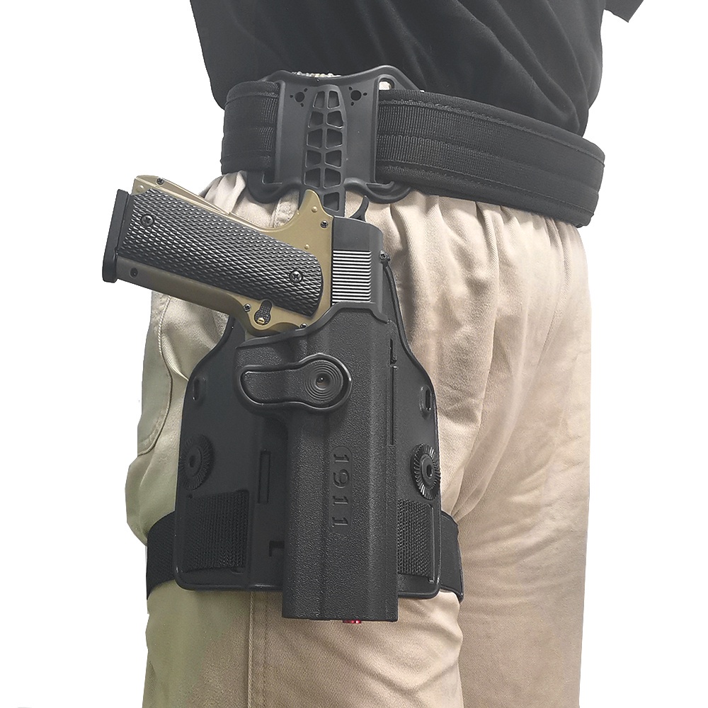 Military tactical Airsoft Holster For Colt 1911 Thigh Gun Holster Shooting Drop Leg Platform Pistols