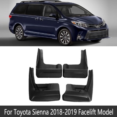 Flaps Lumpur Mobil Untuk Toyota Sienna XL30 2011~2019 2012 2013 2014 2015 2016 Mudguard Splash Guards Fender Mudflaps Aksesoris Mobil