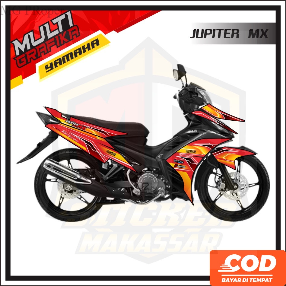 Striping Decal Stiker striping  jupiter mx new 135 Variasi Motor     Jupiter Mx New 135 old Variasi 