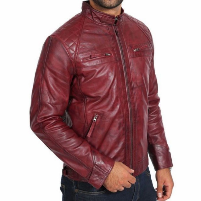 jaket kulit pria terbaru jaket kulit asli domba Garut jaket kulit spinil original kulit ori jaket ku