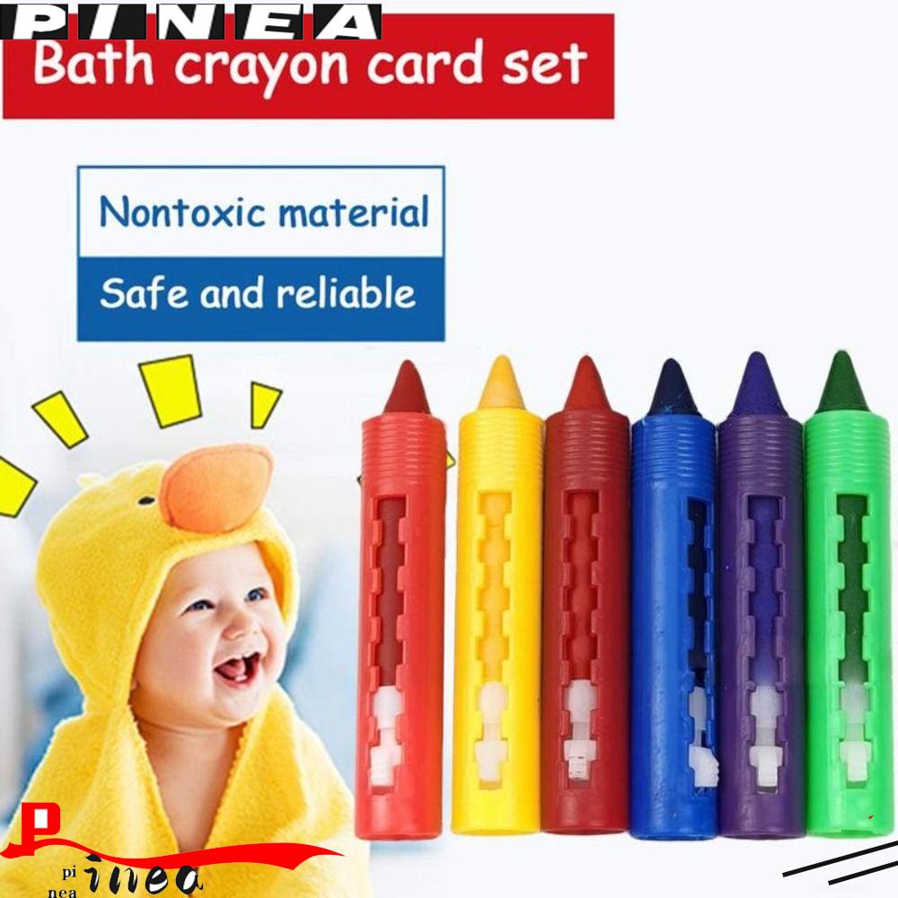 Nanas 6warna /Box Anak Cyayons Hadiah Perlengkapan Seni DIY Mudah Dihapus Kreatif Warna Pena Graffiti Pen