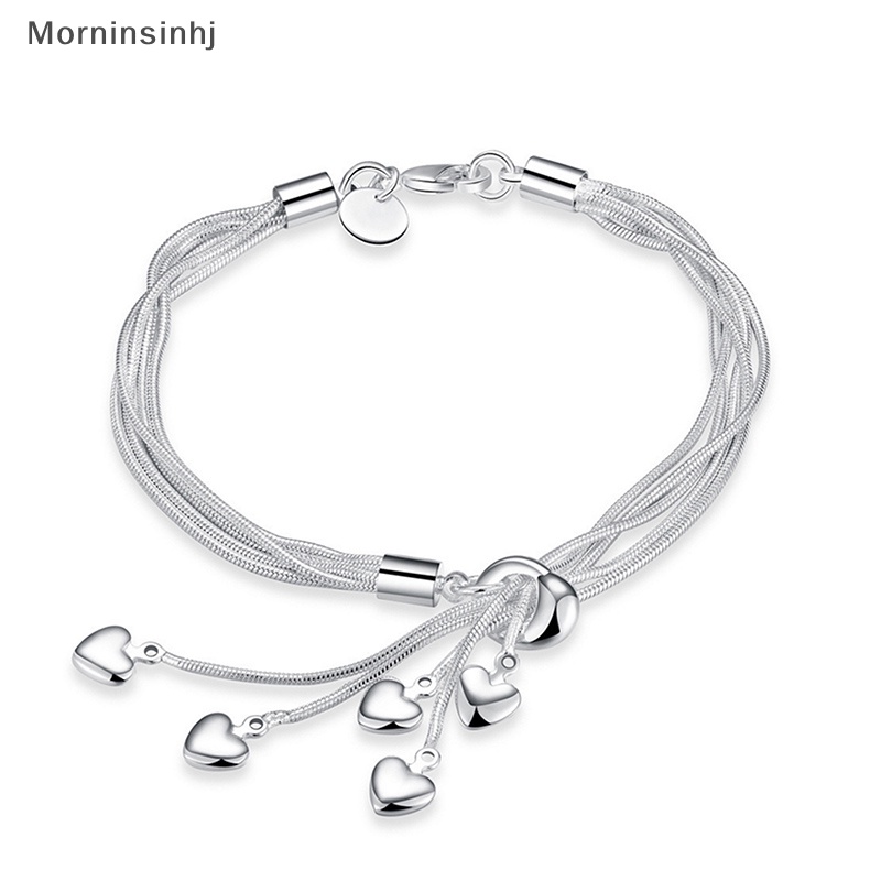 Mornin Wanita Gelang925 Sterling Silver Perhiasan Rantai Ular Wanita Top Quality id