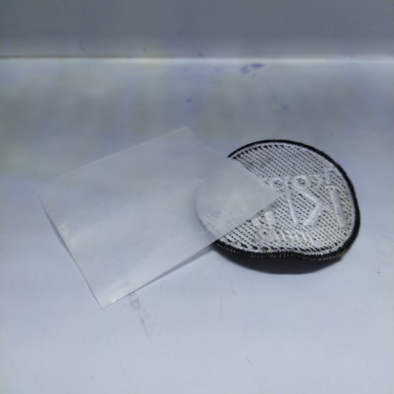 Bordir perekat setrika emblem patch bordirbisa pesan satuan