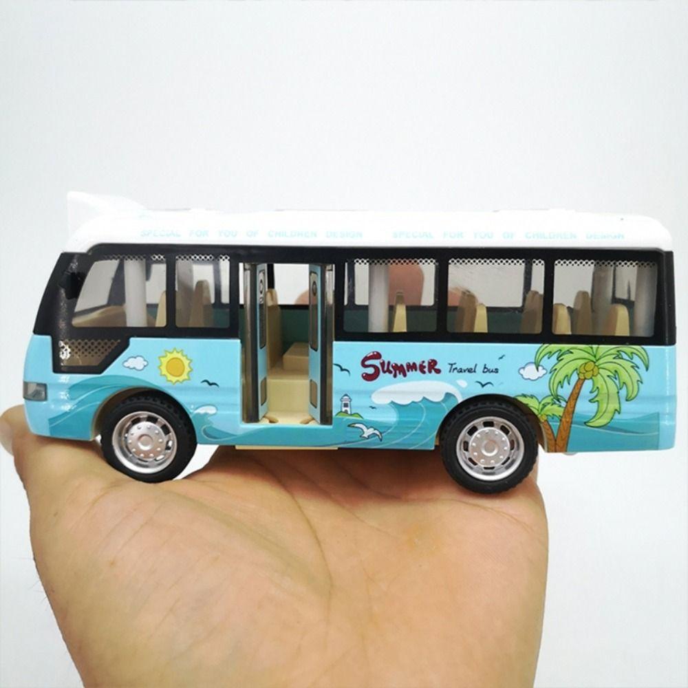 Lanfy Model Bus Wisata Mainan Kendaraan Model Bus Mainan Mobil Diecasts Mainan Mobil Indah Model Bus Paduan Kota Wisata Mobil Untuk Hadiah Ulang Tahun