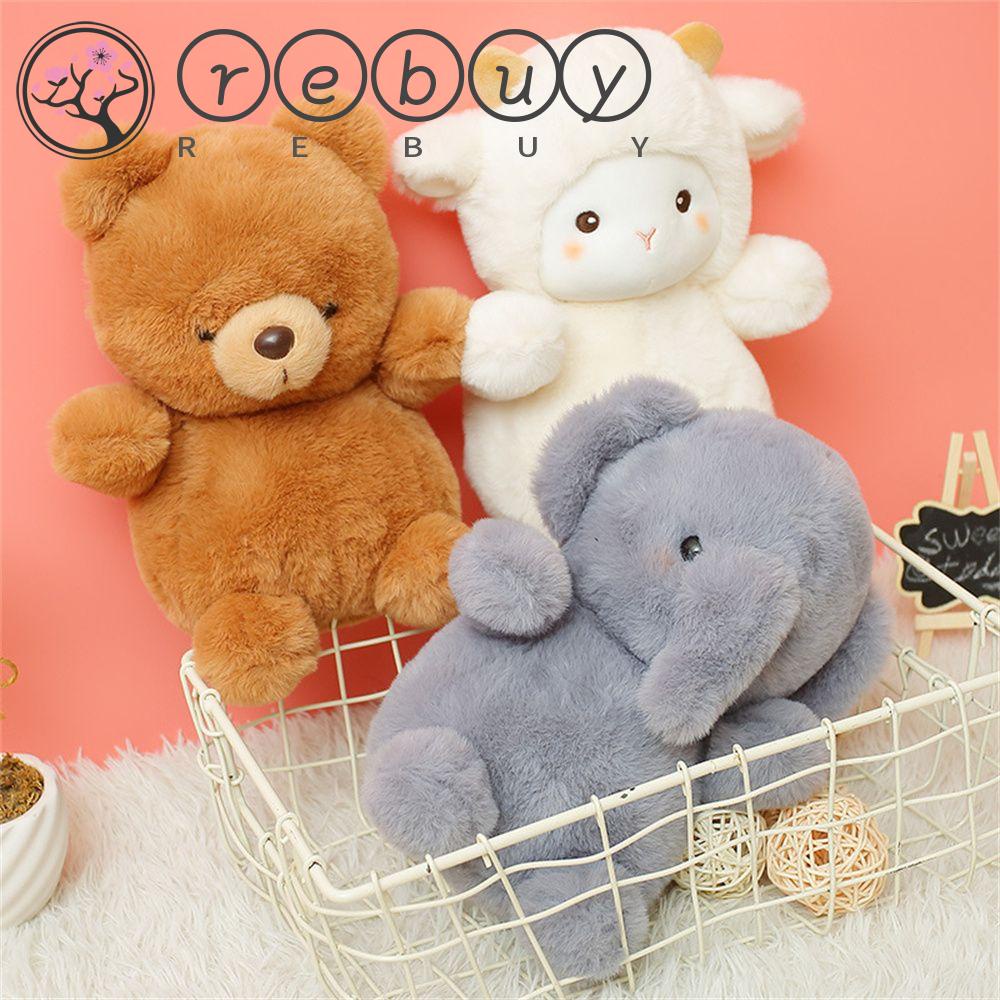 REBUY Rebuy Animals Plushies Doll Hadiah Ulang Tahun Menenangkan Boneka Rambut Berbulu Mainan Boneka Cewek Super Lembut Boneka Binatang