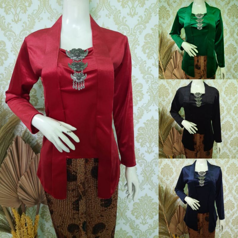 Kebaya dan Sorjan KEBAYA BLUDRU KUTUBARU  | KEBAYA BLUDRU | KEBAYA KUTUBARU | KEBAYA BLUDRU HITAM Lu