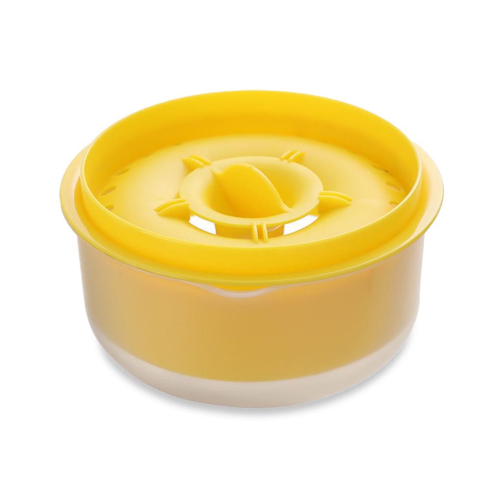 Pemisah Telur Kapasitas Besar Saringan Telur Putih Kuning PP Profesional Sekat Baking Wadah Pemisahan Dapur Rumah Tangga