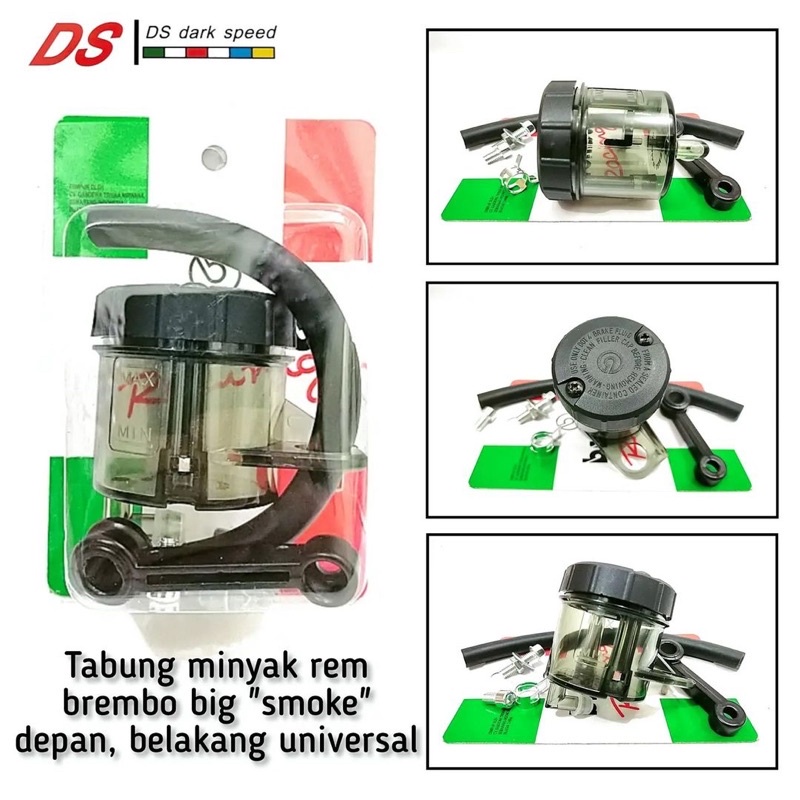Tabung Minyak Rem Model Big Smoke Bisa Dipasang Depan Dan Belakang Botol Oli Rem Tabung Besar Kaca M