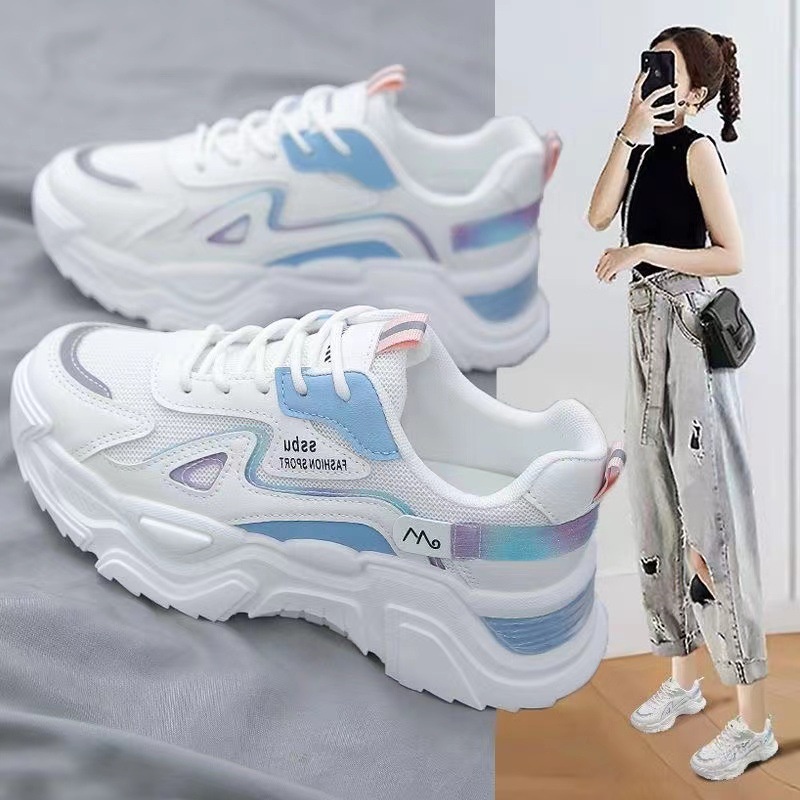 JBI - 0293 GRATIS BOX Sepatu Sports Wanita Sneakers Keren Fashion Korea Style Terbaru Premium