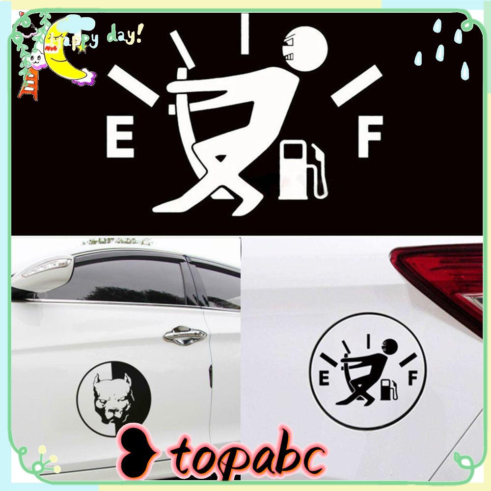 TOP Stiker Mobil Universal Konsumsi Gas Tinggi Car Exterior Dekorasi Gage Kosong Sticker