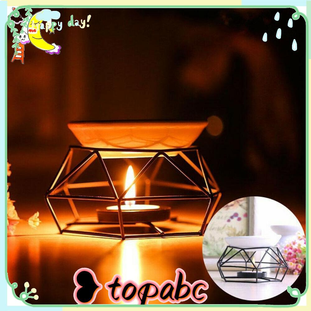 TOP Light Candle Holder Warmer Wax Melt Tempat Bakar Minyak Mangkok Keramik