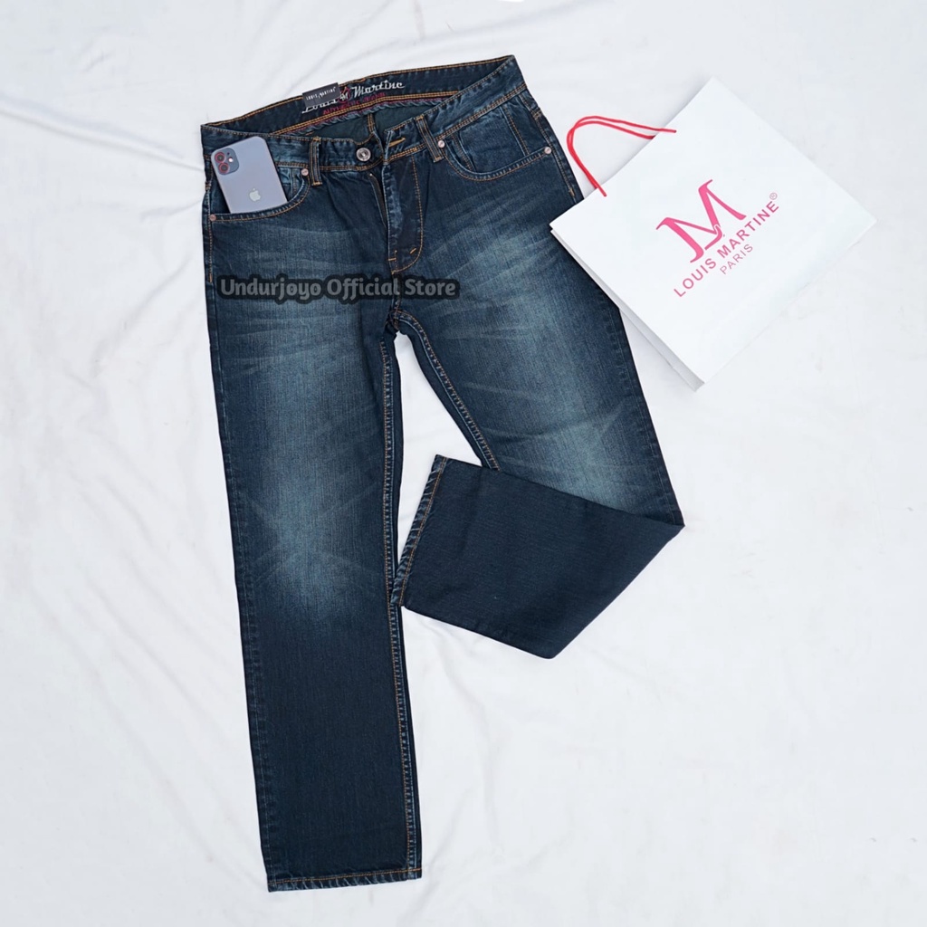 Undurjoyo - Celana Jeans Lois Martine Pria Original Size 28-38 Asli 100% Premium Standar Panjang Model Terbaru 2023 celana lois pria original celana panjang pria premium celana panjang jeans pria lois terlaris