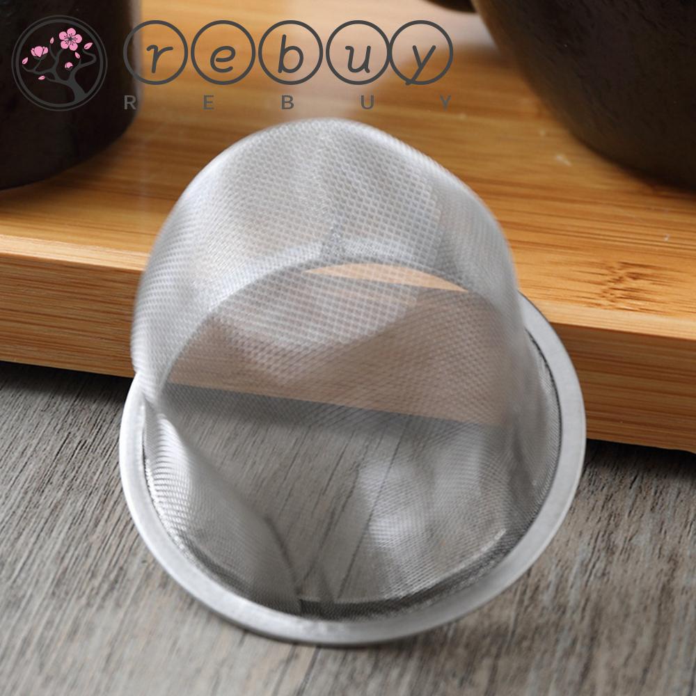 REBUY Mug Tea Infuser Diameter 5-9.5CM Stainless Steel Reusable Saringan Bumbu Herbal Dapur