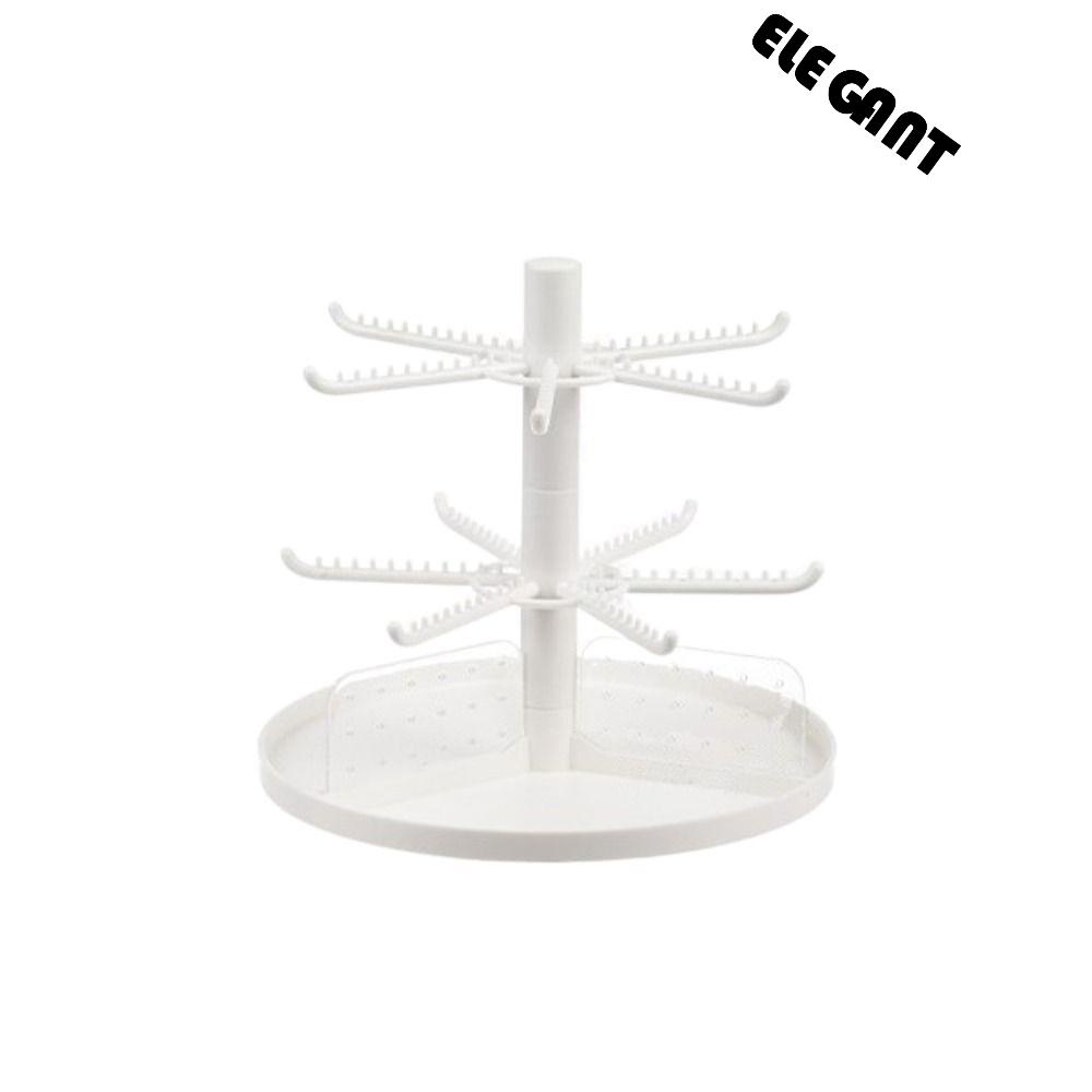 【 ELEGANT 】 Rak Display Perhiasan Dapat Dilepas2/3/4 Layer Nyaman Bentuk Pohon Organizer Perhiasan Gantung Perhiasan Anting Plastik Holder Berdiri