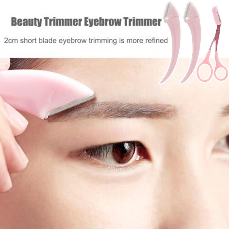 Gunting Cukur Alis Eyebrow Trimmer Pencukur Bulu Alis