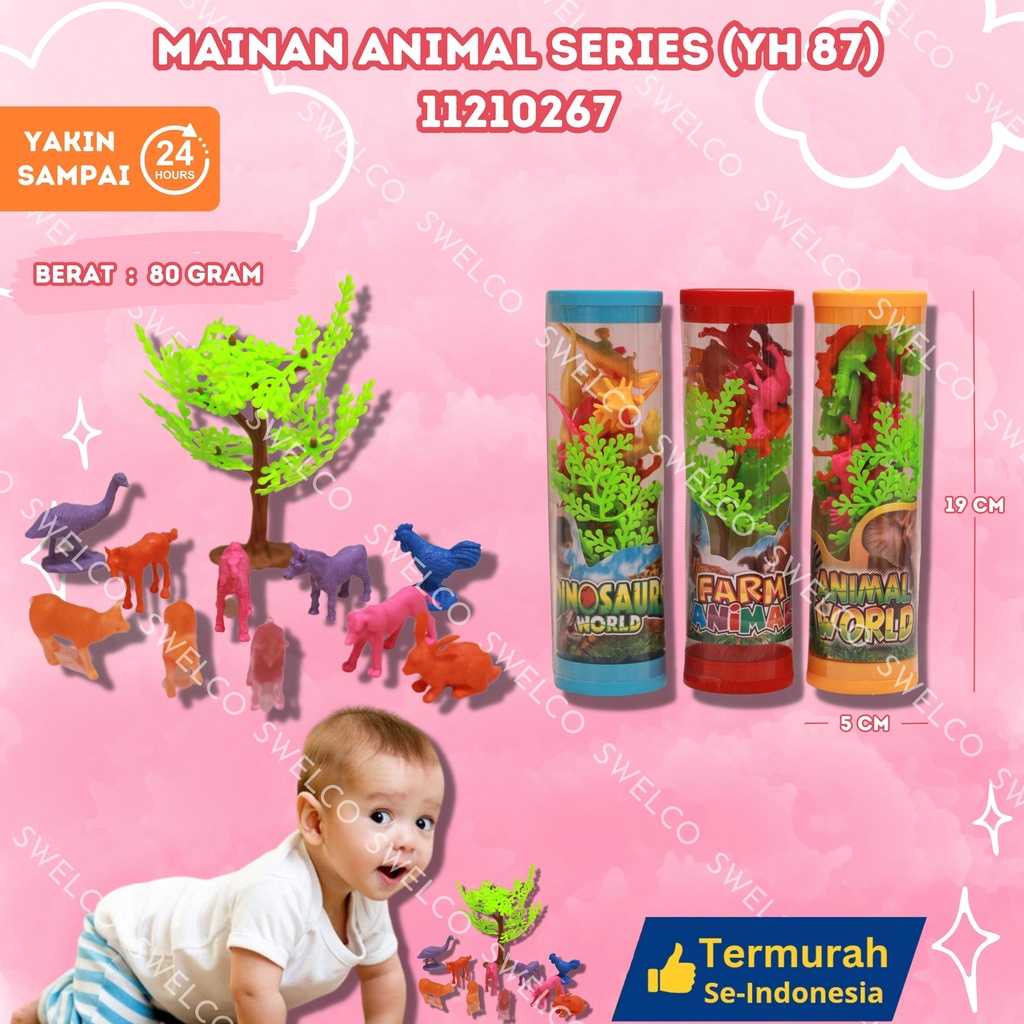 MAINAN ANIMAL MINIATUR ANIMAL / MAINAN FIGURE HEWAN TERNAK MAINAN ANIMAL SERIES ANIMAL (YH 87)
