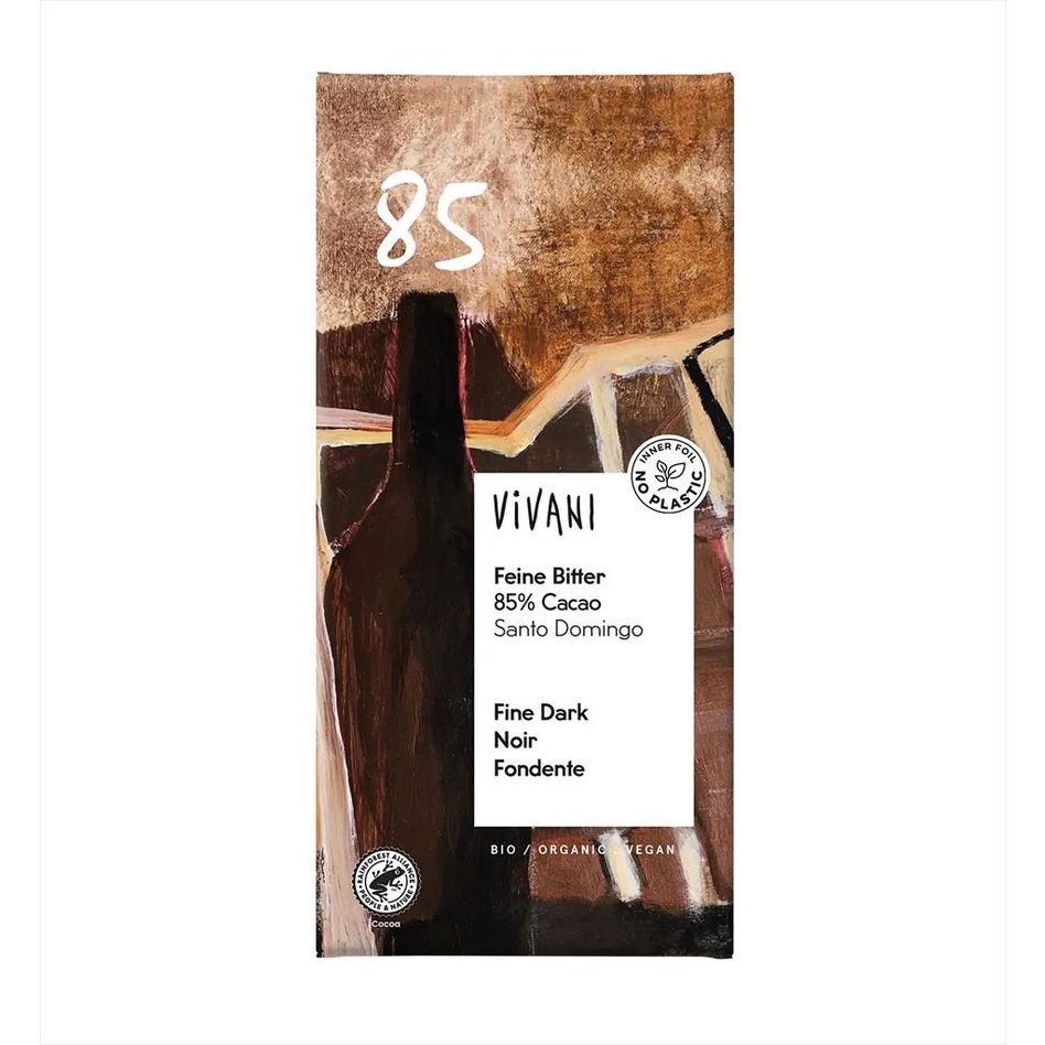 

Vivani - Fine Dark Chocolate 85% Organic Vegan Cacao (80g)