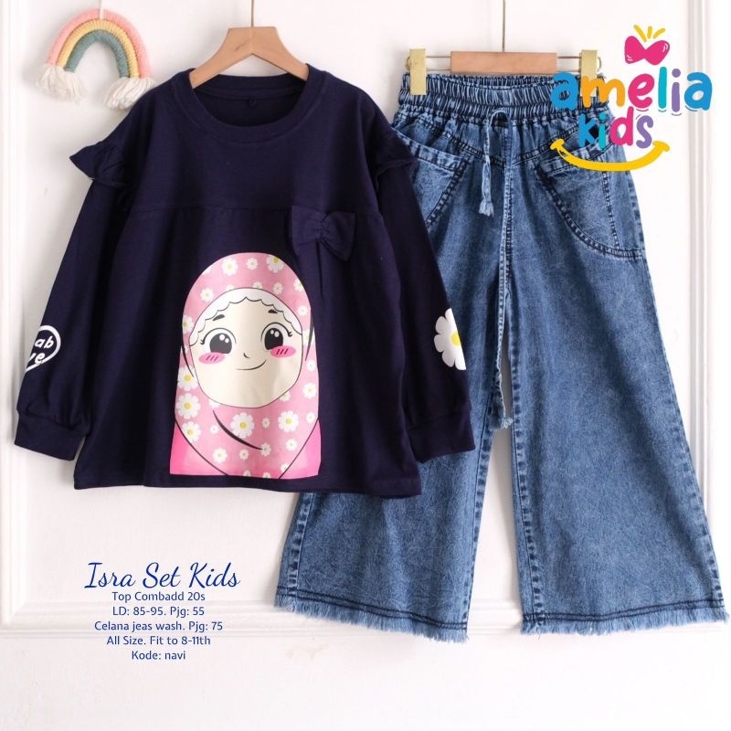IRSA SET Celana (8-11th) ORI AMELIA KIDS | Setelan Anak