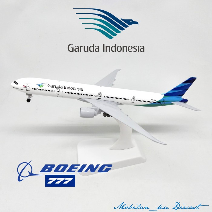 SALE Diecast Pesawat Boeing 777 Garuda Indonesia 99% Metal Aircraft Model Termurah