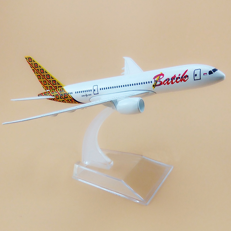 Indonesia Batik Air Boeing 787model Pesawat B787 Diecast Metal Airplane Pesawat Penerbangan Koleksi Hadiah