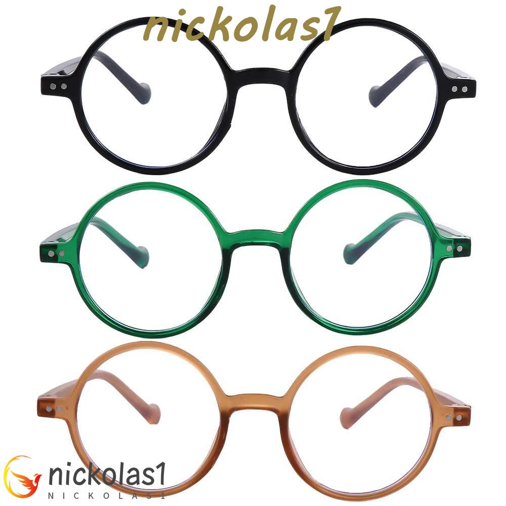 NICKOLAS1 Kacamata Presbyopic Bulat Kaca Mata Anti Radiasi Untuk Wanita Anti Blue Light Blocking Eyeglasses Male Kacamata Anti Radiasi Untuk Wanita Sale Kaca Anti Radiasi Kacamata Baca