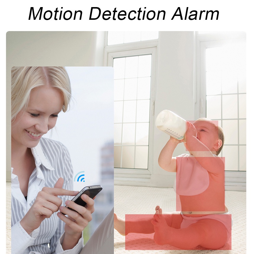 TUYA CC01 Smart Clock IP Wifi Camera 1080P With Mic - Jam Meja Kamera