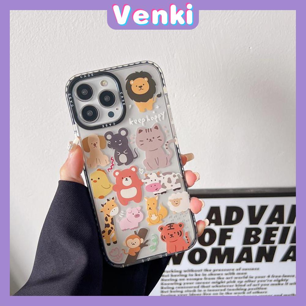 Venki - Case iPhone 11 iPhone Case Soft Case Bening Case Tebal Tahan Guncangan Bingkai Kamera Hewan Lucu Lucu Kompatibel dengan iPhone 14 Pro Max 13 Pro Max 12 Pro Max 11 Pro Max XR XS 7