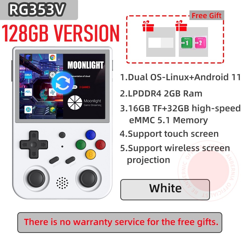 ANBERNIC RG353V 128GB Handheld Retro Game Console Emulator 27000 Games