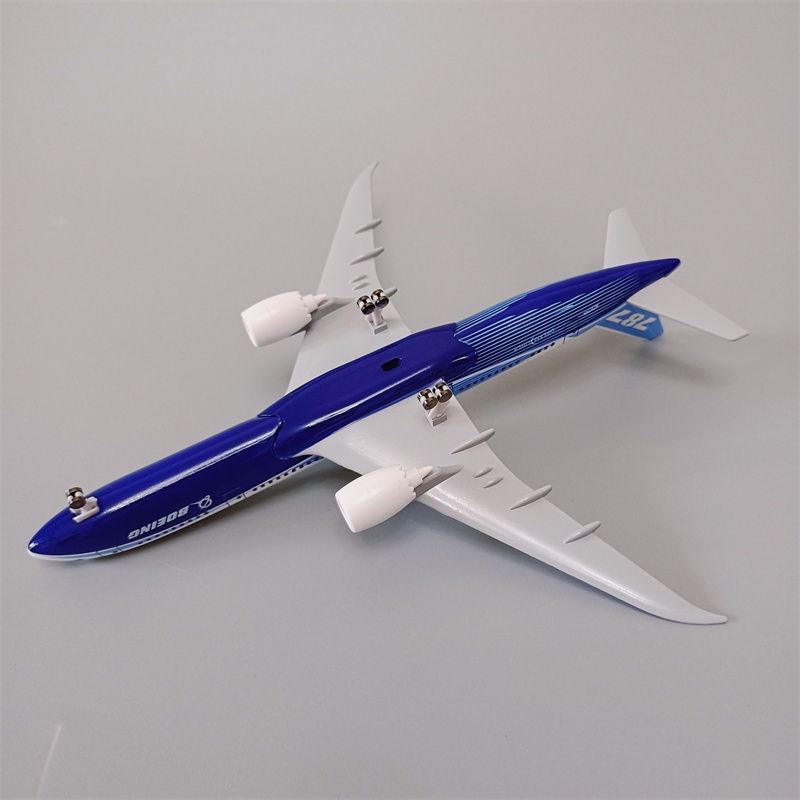 Boeing787model Pesawat Original Diecast Metal B787 Plane Airplane Aviation Mainan Dengan Landing Gear Dan Roda