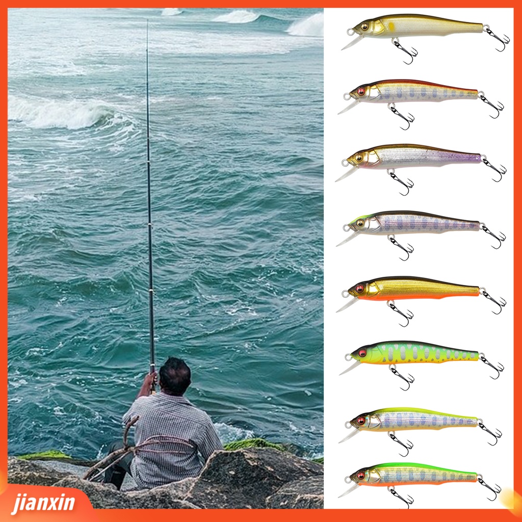 (In Stock) 5G /70MM Umpan Pancing Kait Tajam Kulit Hidup 3D Fisheyes Warna Terang Simulasi Aliran Memancing Tenggelam Pensil Umpan Buatan Untuk Outdoor