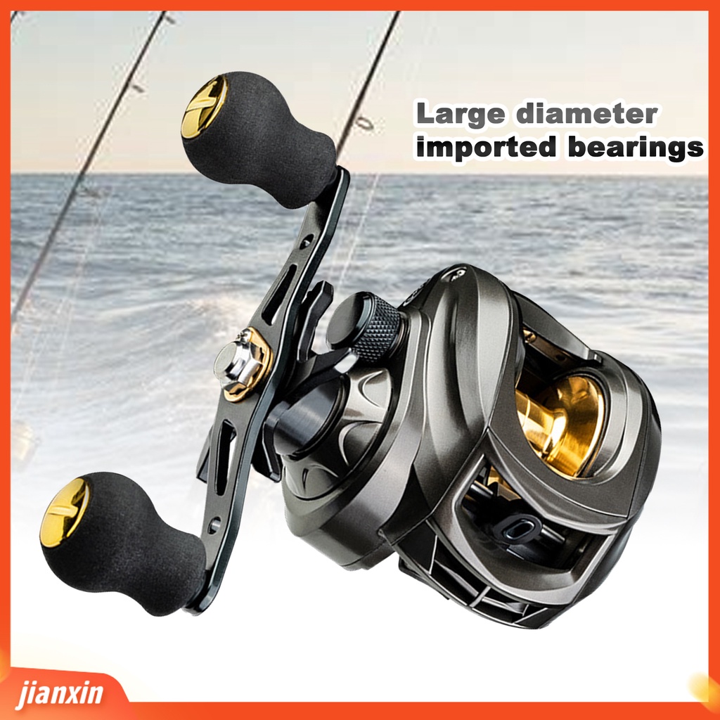 (In Stock) AK2000 ic Gulungan Pancing Rem Tombol Berputar 12gears Baitcasting Garis Tahan Ledak Water Drop Wheel Untuk Di Luar Ruangan